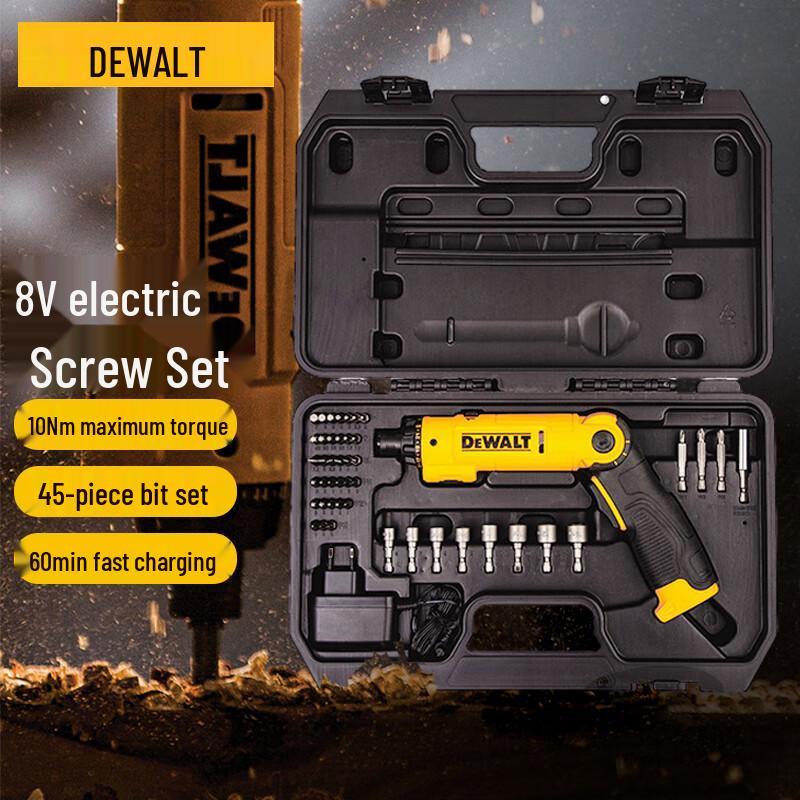 Акумуляторний шуруповерт DeWalt 8V з набором біт, штекер CN (адаптер в комплекті)
Акумуляторний шуруповерт DeWalt 8V з набором біт, штекер CN (адаптер в комплекті)