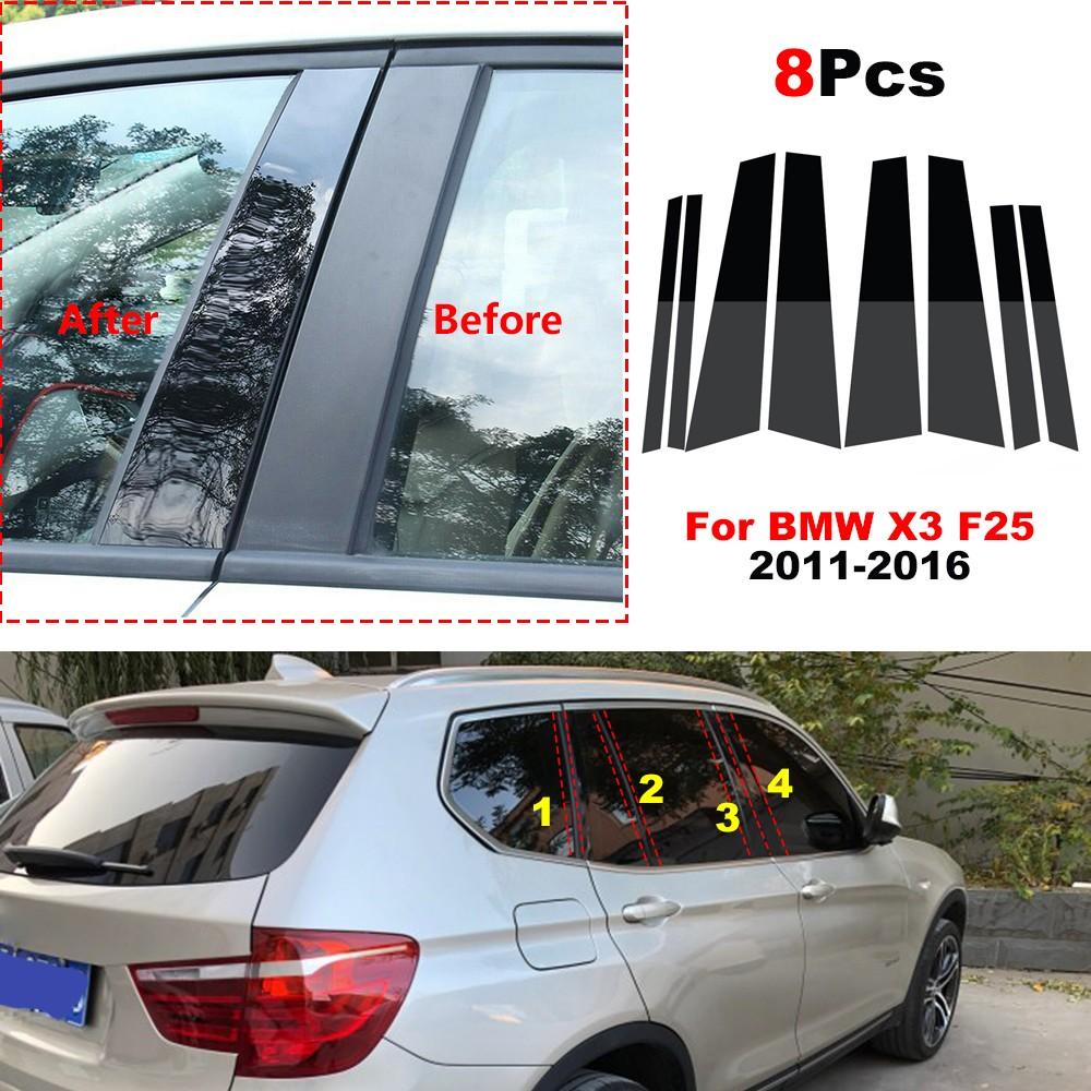 8 шт., полированная стойка для двери автомобиля, окна, крышка для BMW X3 F25 2011 2012 2013 2014 2015 2016 2017, наклейка, украшение
8 шт., полированная стойка для двери автомобиля, окна, крышка для BMW X3 F25 2011 2012 2013 2014 2015 2016 2017, наклейка, украшение