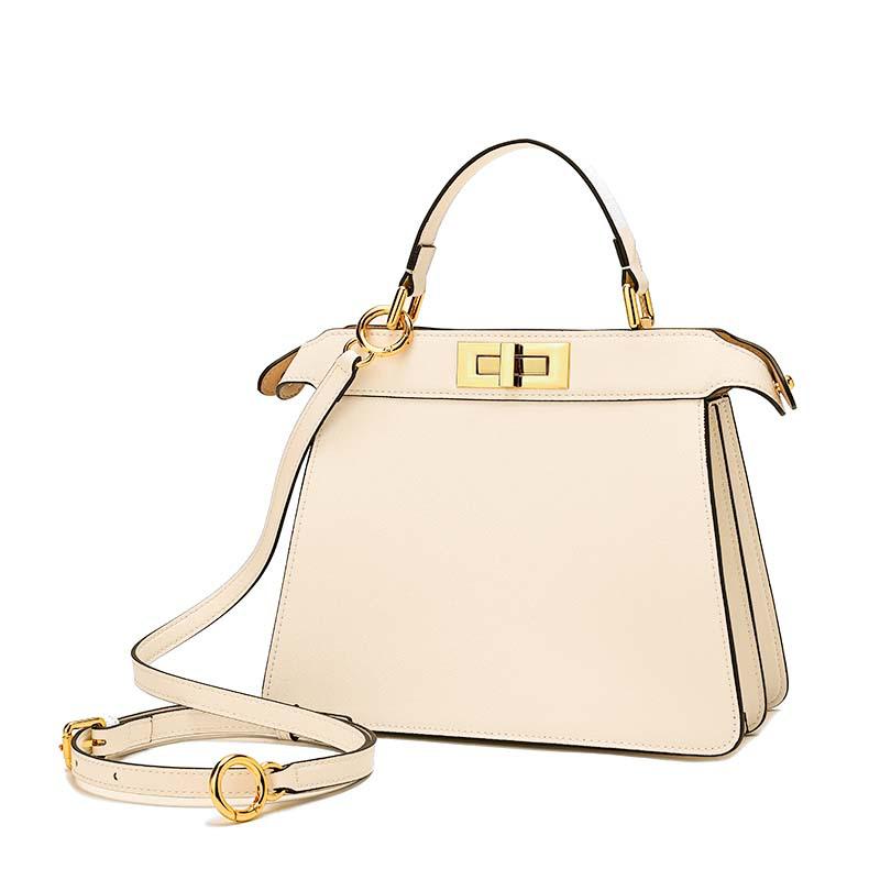 2026 Yujie Cowhide Twist-Lock Crossbody Handbag for Women 28*11*21cm
2026 Yujie Cowhide Twist-Lock Crossbody Handbag for Women 28*11*21cm