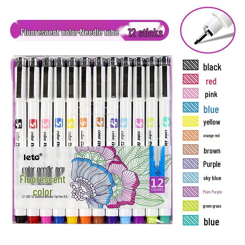 Waterproof Fine-Tip Needle Pens for Art, Drawing, Manga, Sketching, Outlining, and Bordering - Ideal for Art Students.
Waterproof Fine-Tip Needle Pens for Art, Drawing, Manga, Sketching, Outlining, and Bordering - Ideal for Art Students.