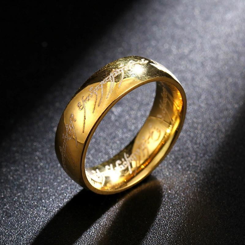 Popular Stainless Steel Lord of The Rings Magic Ring Couple Ring Fashionable Men s and Women s Accessories Non Fading 6
Popular Stainless Steel Lord of The Rings Magic Ring Couple Ring Fashionable Men s and Women s Accessories Non Fading 6