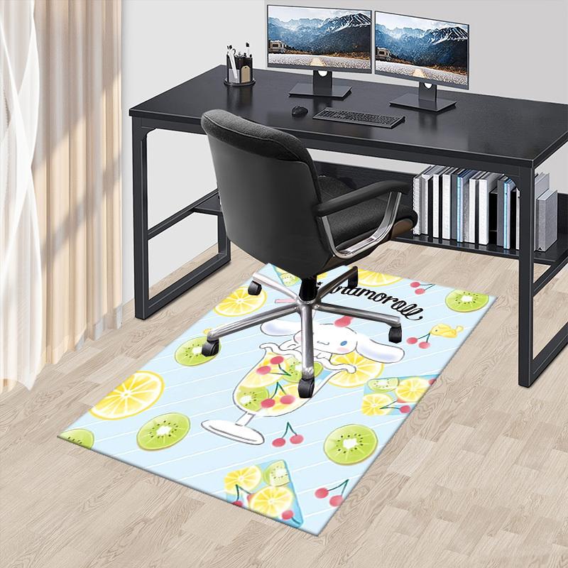 Cinnamoroll Anime Cartoon Design Chair Mat Non-Slip Carpet for Office Home Decoration Living Room Bedroom Game Room Dormitory.E085 60cm by 90cm
Cinnamoroll Anime Cartoon Design Chair Mat Non-Slip Carpet for Office Home Decoration Living Room Bedroom Game Room Dormitory.E085 60cm by 90cm