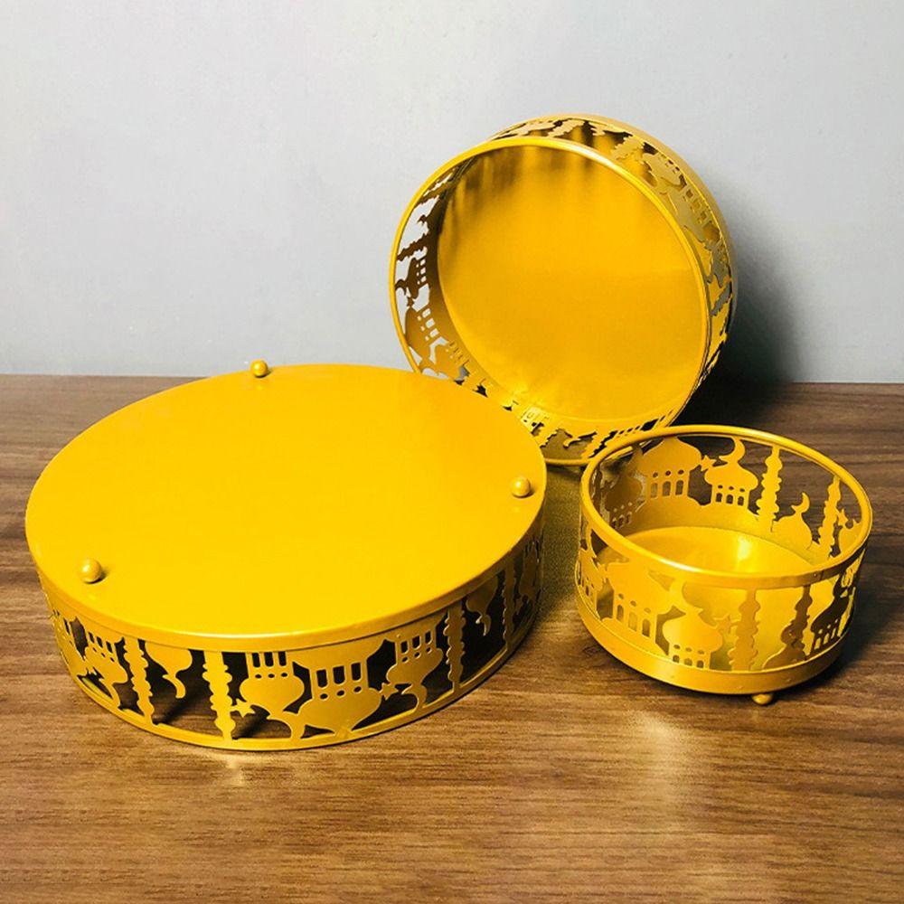 2/3Pcs Round Dinner Plate Tray Castle Eid Mubarak Plates Ramadan Tray Set Special Festivals 2Pcs-Diameter-15-11cm
2/3Pcs Round Dinner Plate Tray Castle Eid Mubarak Plates Ramadan Tray Set Special Festivals 2Pcs-Diameter-15-11cm
