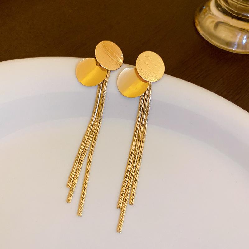 Металлический стиль, пара серег с бахромой из пайеток, персонализированные серьги, модные серьги с характером, женские
Металлический стиль, пара серег с бахромой из пайеток, персонализированные серьги, модные серьги с характером, женские