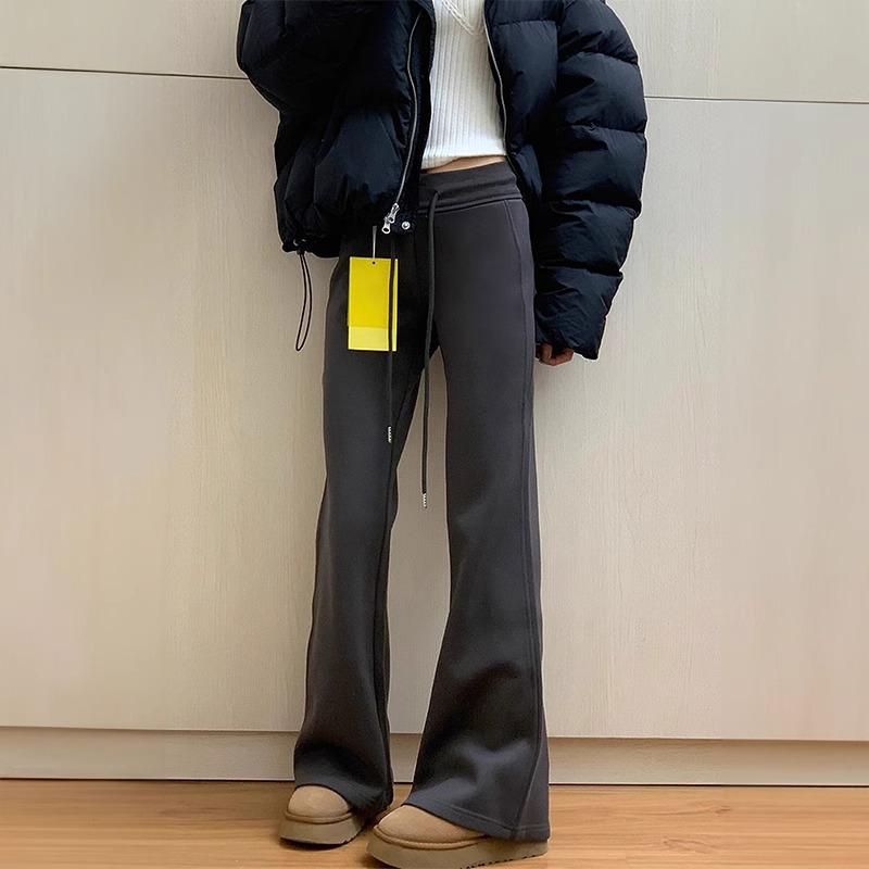 Women s Dark Gray Slightly Flared High-Waist Sports Sweatpants - Plus Size, Elastic, Slimming, Trendy Casual Pants for Autumn/Winter 2024 S, 80-90 kg
Women s Dark Gray Slightly Flared High-Waist Sports Sweatpants - Plus Size, Elastic, Slimming, Trendy Casual Pants for Autumn/Winter 2024 S, 80-90 kg