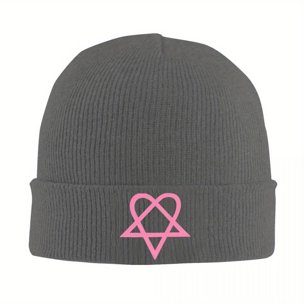 Heartagram HIM Bonnet Hats Beanie Hats Printed Knit Hat Autumn Winter Street Unisex Adult Kpop Elastic Cap
Heartagram HIM Bonnet Hats Beanie Hats Printed Knit Hat Autumn Winter Street Unisex Adult Kpop Elastic Cap