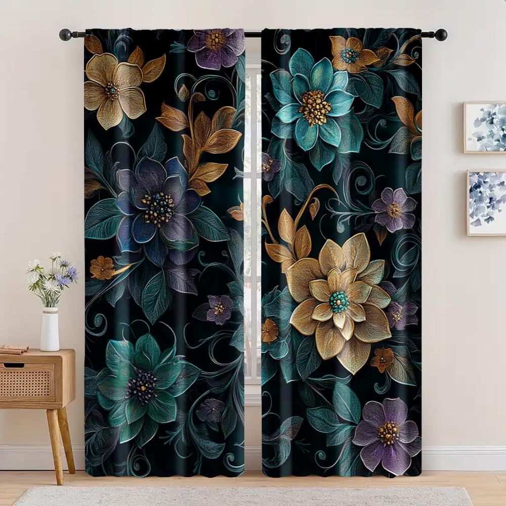 2pc Window Drapes Gorgeous Style Flowers Durable 100% Polyester Fabric Without Electricity summer party decorations Perfect 100*130 Rod Pocket 1pcs
2pc Window Drapes Gorgeous Style Flowers Durable 100% Polyester Fabric Without Electricity summer party decorations Perfect 100*130 Rod Pocket 1pcs
