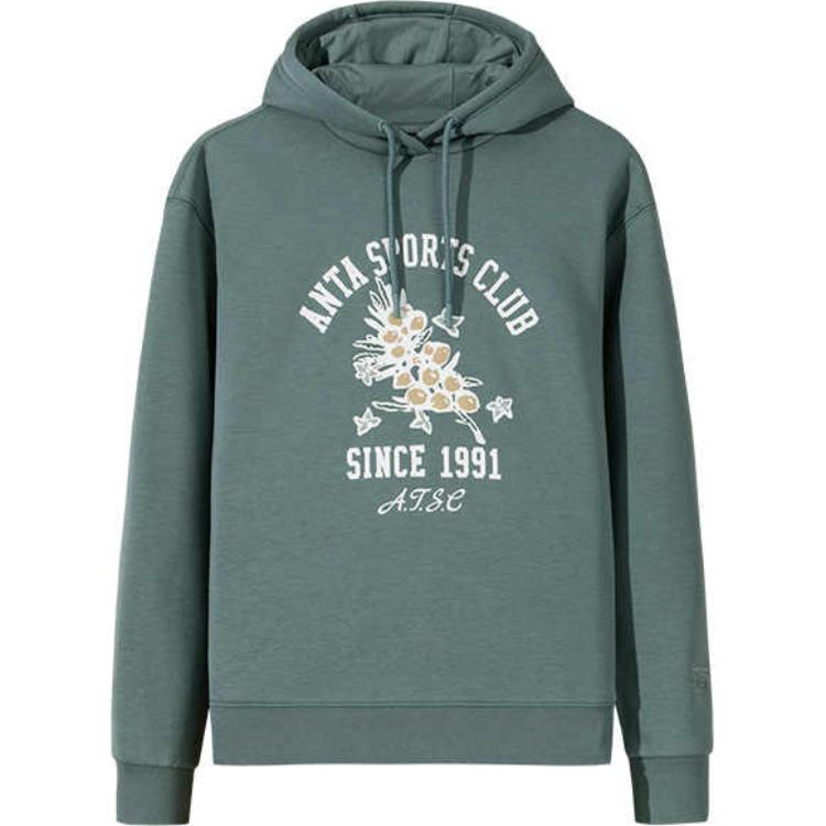 Anta Loose Fit Letter Print Hooded Comfortable Casual Sweatshirt Women tops Shirt-Tree-Green 162448708N-2 S
Anta Loose Fit Letter Print Hooded Comfortable Casual Sweatshirt Women tops Shirt-Tree-Green 162448708N-2 S
