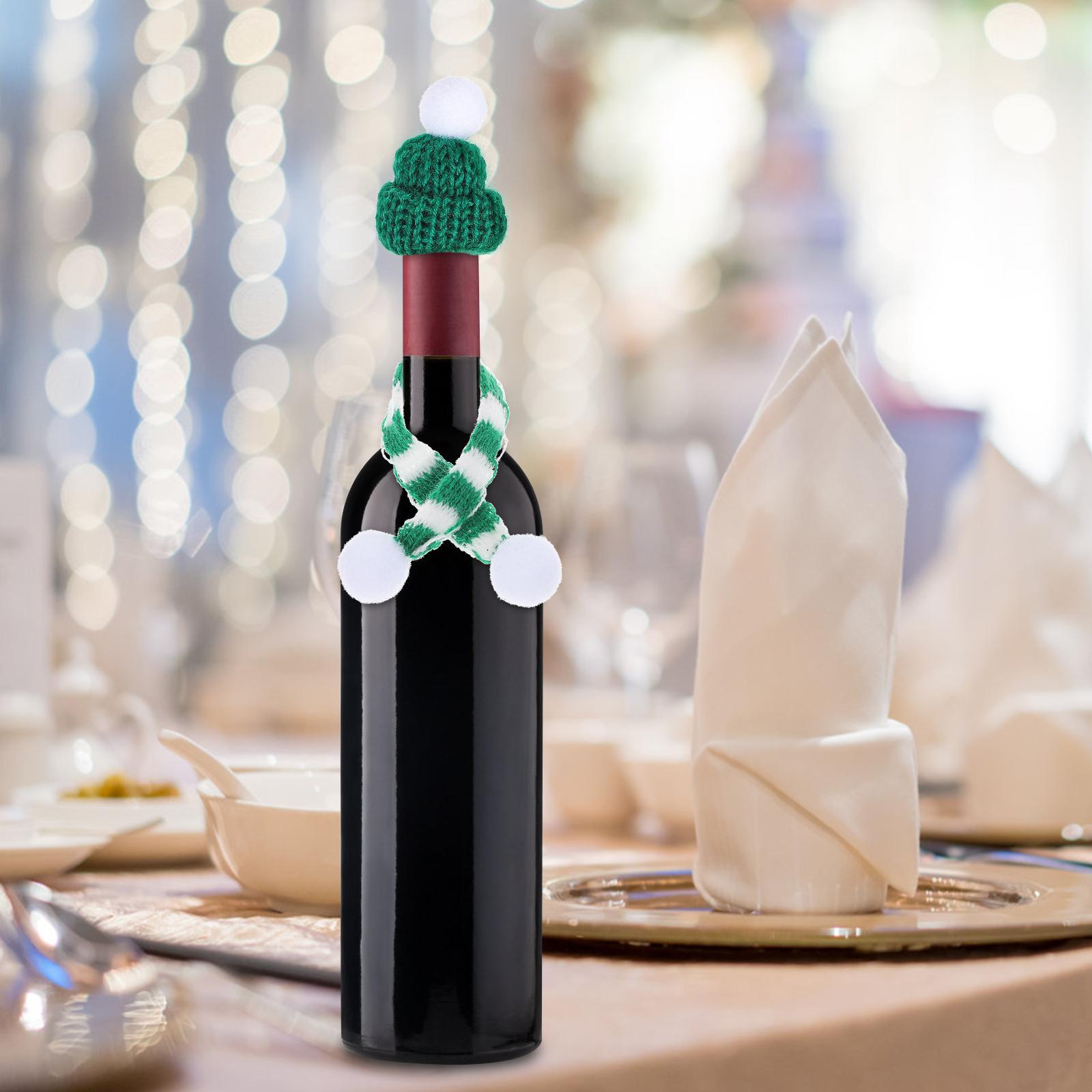 10 Sets Mini Christmas Scarf Xmas Party Ornament Bottle Ornaments Miniature Hat for Utensil Holder Decoration Cover
10 Sets Mini Christmas Scarf Xmas Party Ornament Bottle Ornaments Miniature Hat for Utensil Holder Decoration Cover