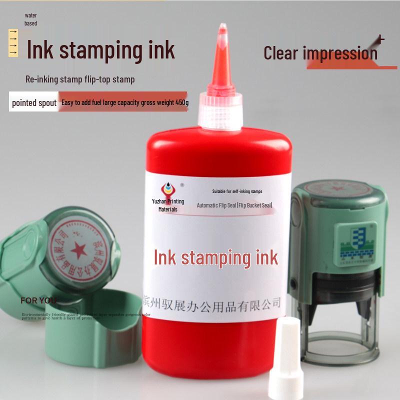 Yuzhan Self-Inking Stamp Ink, 45g Bottle with Pointed Tip and Flip-Top
Yuzhan Self-Inking Stamp Ink, 45g Bottle with Pointed Tip and Flip-Top