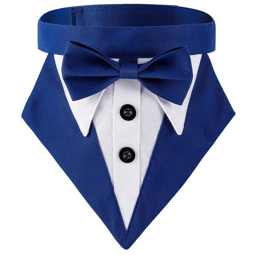 Formal Tuxedo Dog Bandana Collar Adjustable Comfortable Dog Necktie Lightweight Smooth Fabric Dog Suit Triangle Scarf (Blue,S) синий
Formal Tuxedo Dog Bandana Collar Adjustable Comfortable Dog Necktie Lightweight Smooth Fabric Dog Suit Triangle Scarf (Blue,S) синий
