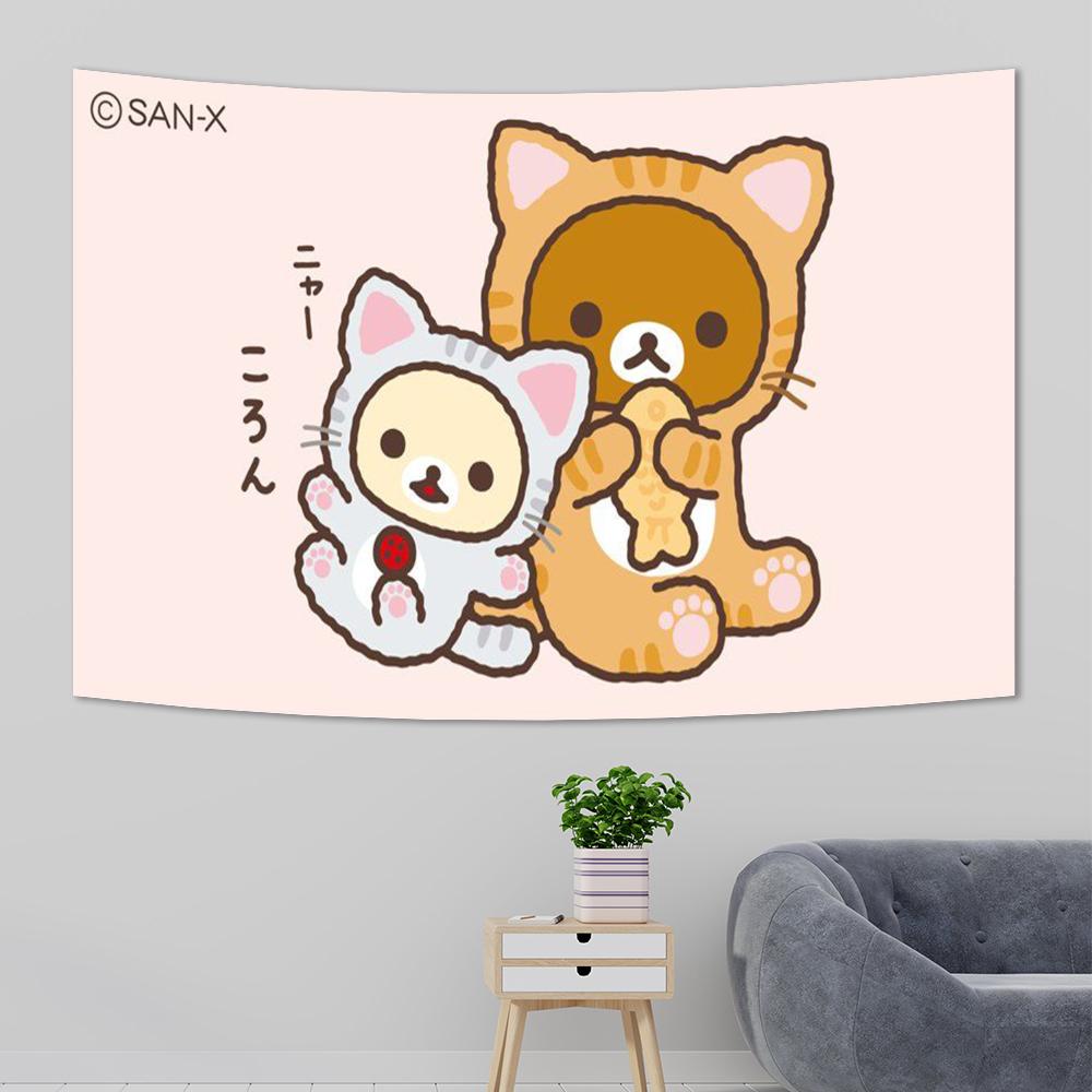 Cute Cartoon RRilakkuma Hippie Wall Hanging Tapestries Bohemian Wall Tapestries Mandala cheap INS Home Decor kawaii sakura 74x94cm(29x37in)
Cute Cartoon RRilakkuma Hippie Wall Hanging Tapestries Bohemian Wall Tapestries Mandala cheap INS Home Decor kawaii sakura 74x94cm(29x37in)