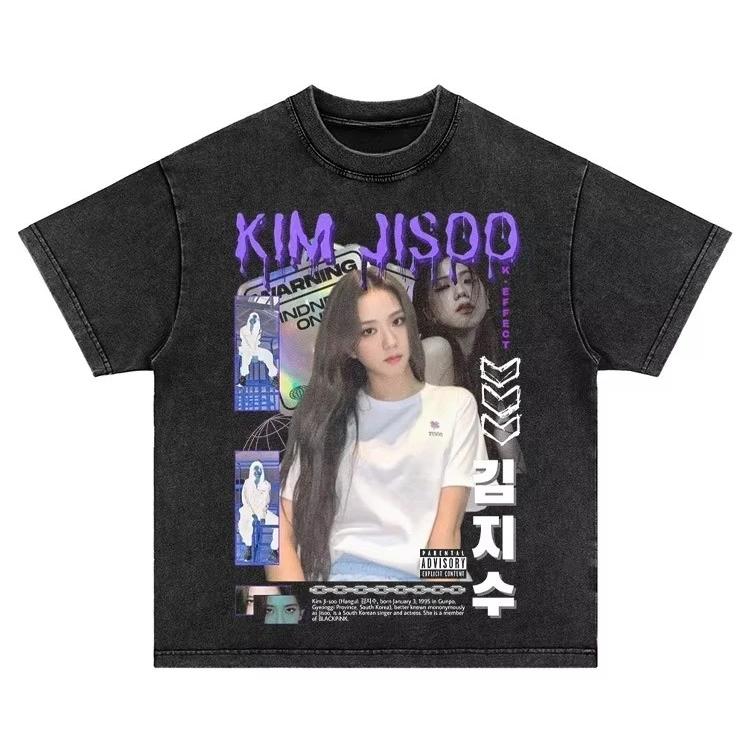 Jisoo Cotton Washed T-Shirt T Shirt 2026 Fashion Clothing Harajuku Unisex High Quality Clothes Cotton Tshirts for Fans Gifts S чорний
Jisoo Cotton Washed T-Shirt T Shirt 2026 Fashion Clothing Harajuku Unisex High Quality Clothes Cotton Tshirts for Fans Gifts S чорний
