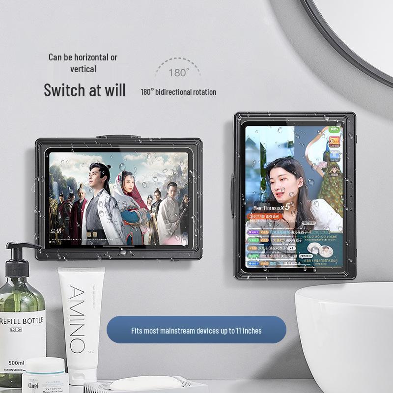 Waterproof Touchscreen Shower Phone Holder for Binge-Watching & Singing
Waterproof Touchscreen Shower Phone Holder for Binge-Watching & Singing