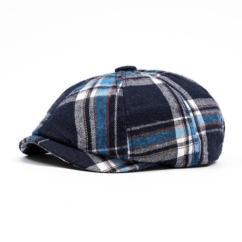 Кепка в клітку, чоловіча осінь-зима, вінтажний берет, восьмикутна кепка, британська кепка-газетник світло-синій колір
Кепка в клітку, чоловіча осінь-зима, вінтажний берет, восьмикутна кепка, британська кепка-газетник світло-синій колір