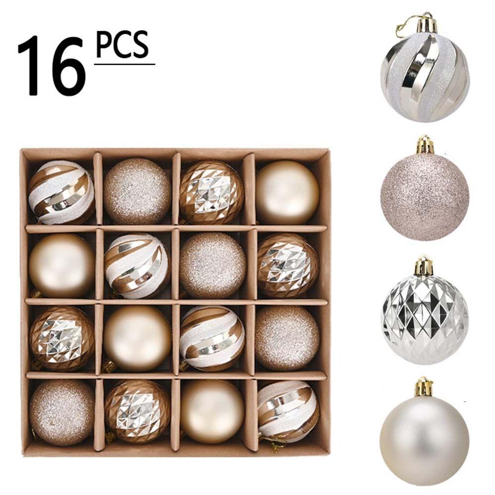 16pcs Champagne Painted Christmas Balls Pendant Shatterproof Xmas Tree Pendants Hotel Mall шампанского
16pcs Champagne Painted Christmas Balls Pendant Shatterproof Xmas Tree Pendants Hotel Mall шампанского