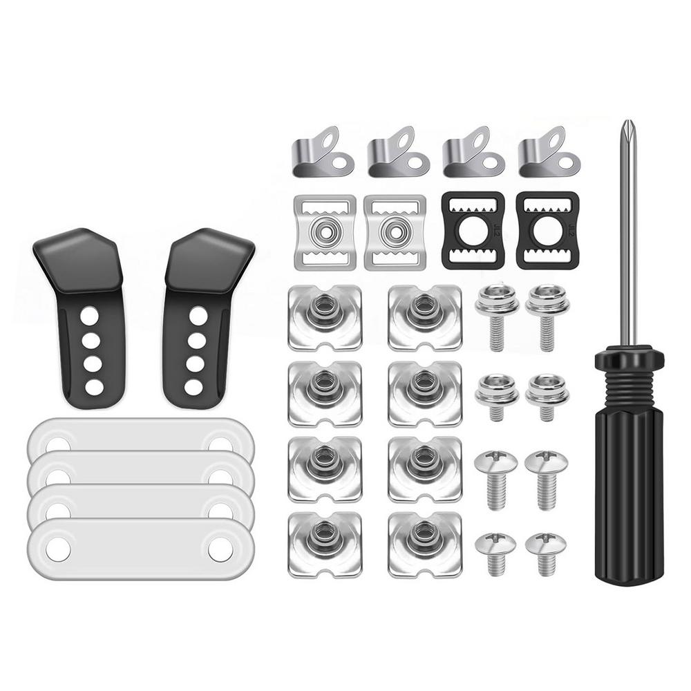 Hockey Screw Kit 31 Pieces Visor Clips Screws Replacement Football Hardware Kit For Beginners Family Adults Men Women Yard чорний
Hockey Screw Kit 31 Pieces Visor Clips Screws Replacement Football Hardware Kit For Beginners Family Adults Men Women Yard чорний