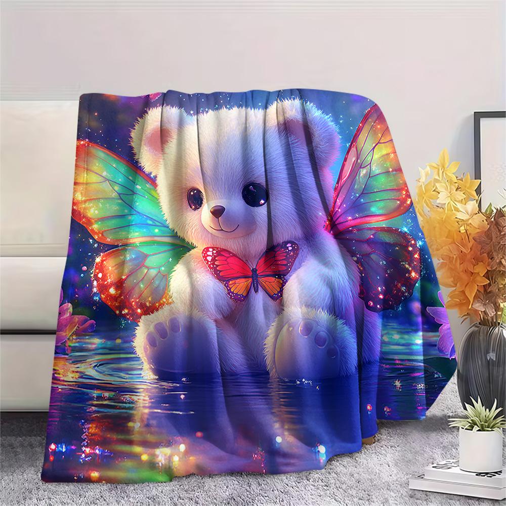 Teddy Bear Print Flannel Blanket, High quality Comfortable for All Seasons, Home Decor, Warmth and Comfort, Perfect for Christmas Gifts 80cm x 120cm
Teddy Bear Print Flannel Blanket, High quality Comfortable for All Seasons, Home Decor, Warmth and Comfort, Perfect for Christmas Gifts 80cm x 120cm