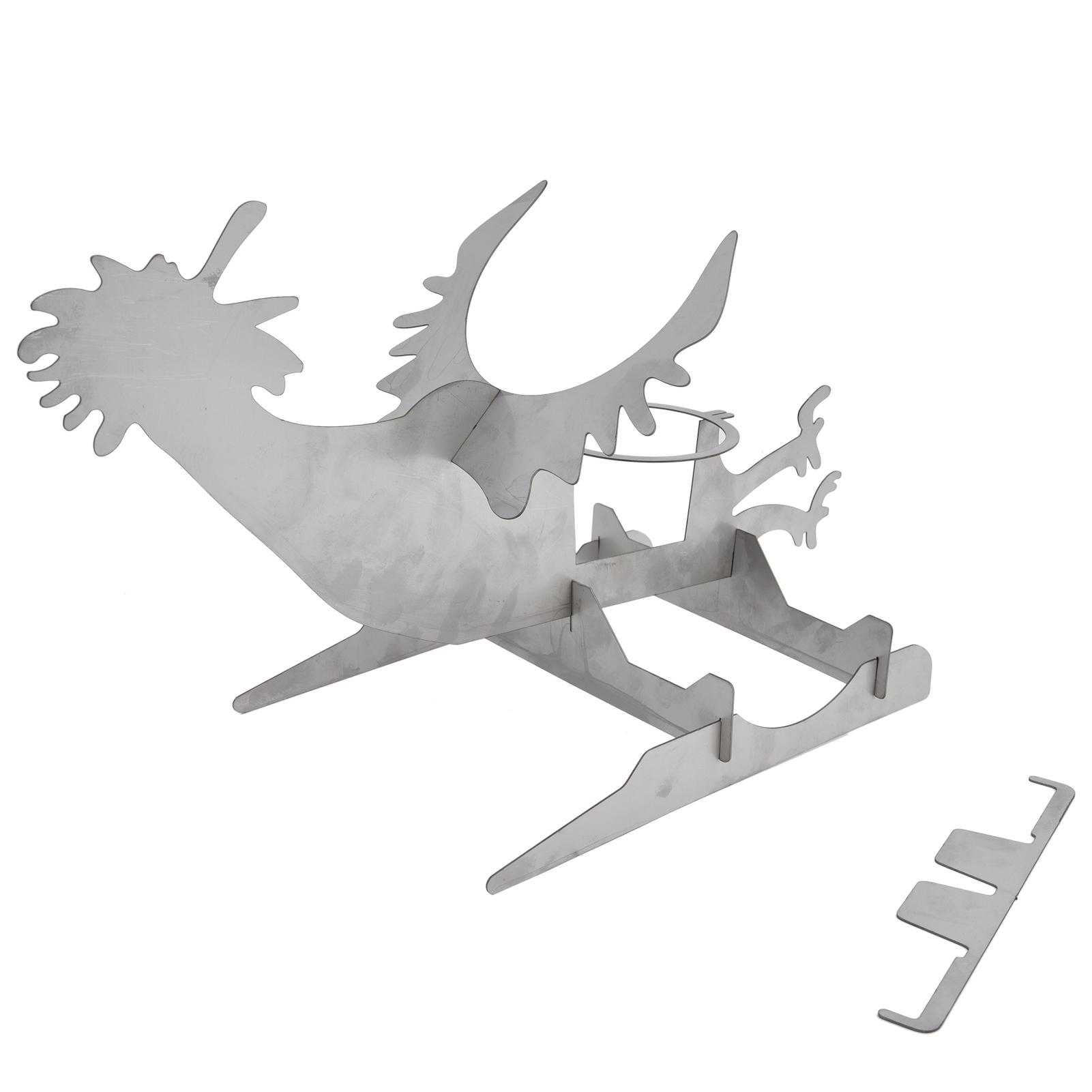 Portable Chicken Stand Stainless Steel Grill Beer Holder Chicken Rack for Camping Family Gathering
Portable Chicken Stand Stainless Steel Grill Beer Holder Chicken Rack for Camping Family Gathering