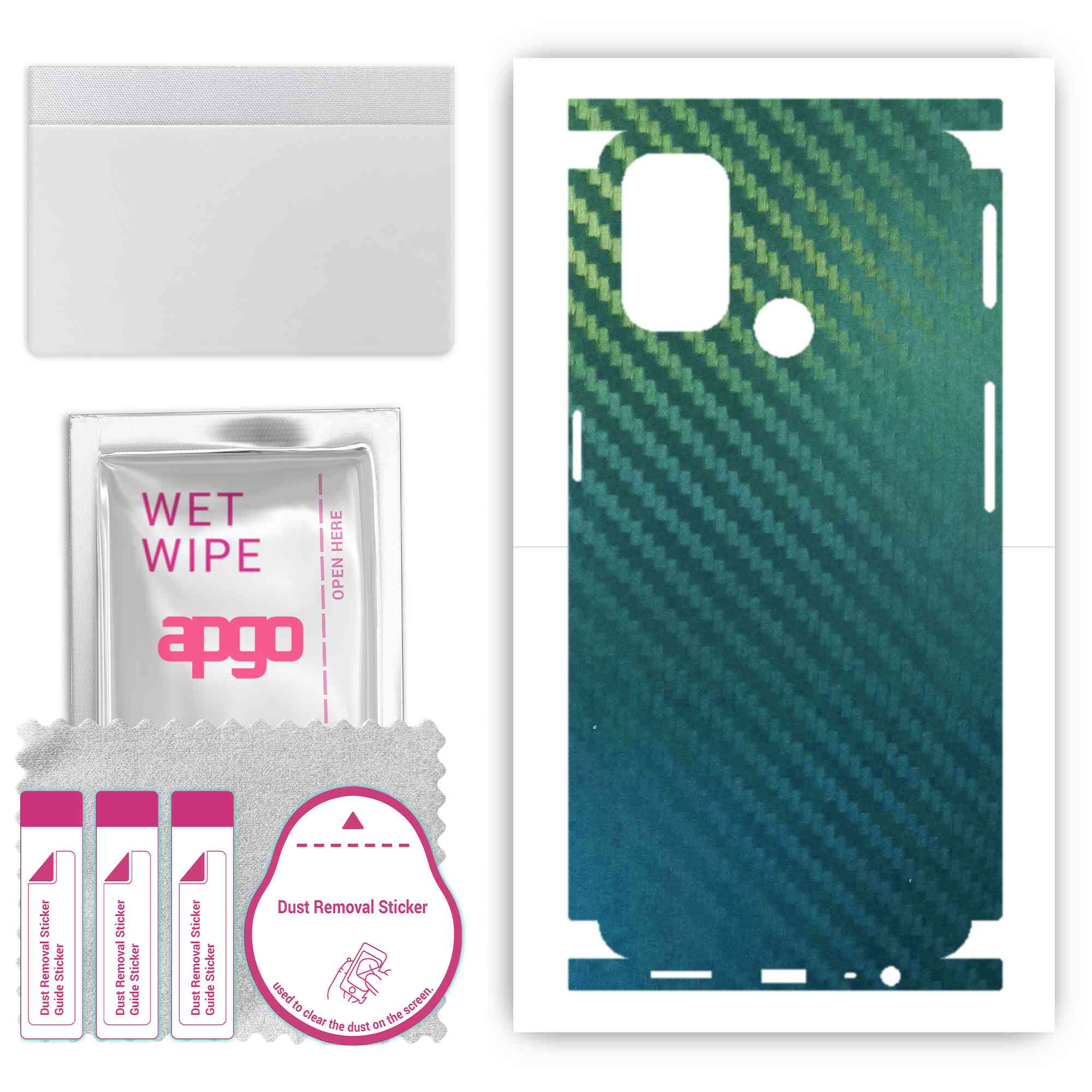 apgo Protective Skin Sticker for the back+sides compatible with Oppo A53, Full Wrap Film, Foil, Vinyl - Pattern Carbon Chameleon CAKA1
apgo Protective Skin Sticker for the back+sides compatible with Oppo A53, Full Wrap Film, Foil, Vinyl - Pattern Carbon Chameleon CAKA1