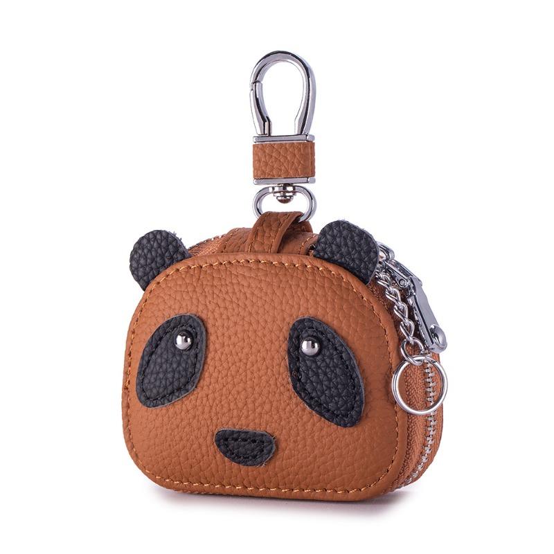 Leather compact key bag New panda bluetooth headset protective case First layer cowhide waist hanging universal key bag
Leather compact key bag New panda bluetooth headset protective case First layer cowhide waist hanging universal key bag