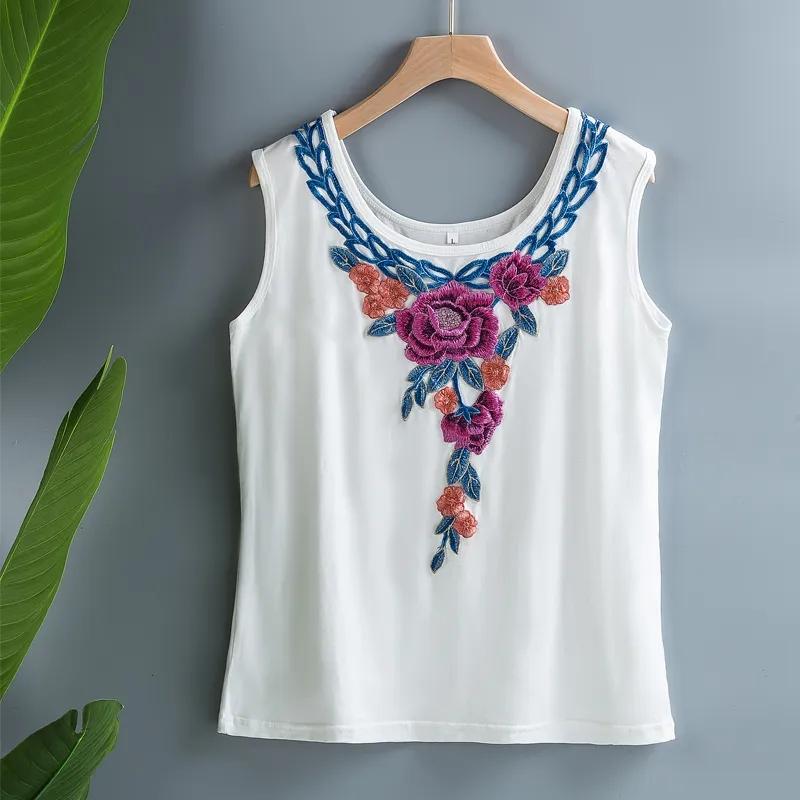 Жилет-бретелька, женская одежда, универсальная летняя модальная жилетка без рукавов с вышивкой, топ, женская рубашка большого размера с внутренней нижней частью XXL
Жилет-бретелька, женская одежда, универсальная летняя модальная жилетка без рукавов с вышивкой, топ, женская рубашка большого размера с внутренней нижней частью XXL