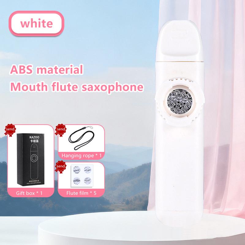 Creative Kazoo Instrument Professional Portable Accompaniment Kazoo With Lanyard Lightweight Wind Instrument Music Lover 1Pc білий
Creative Kazoo Instrument Professional Portable Accompaniment Kazoo With Lanyard Lightweight Wind Instrument Music Lover 1Pc білий