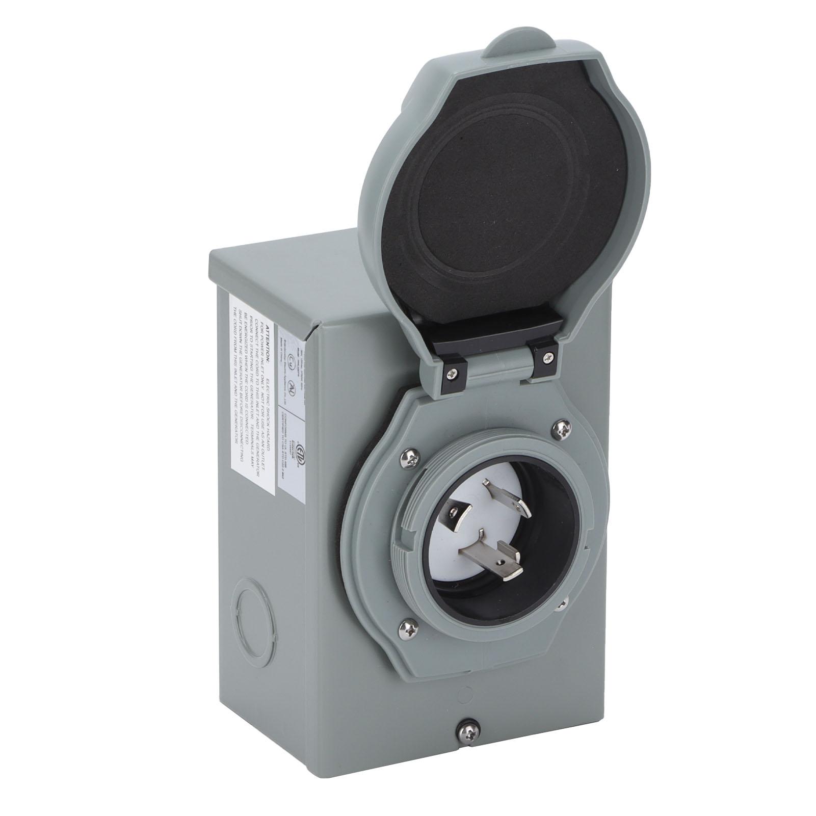 RV 30A Коробка ввода питания для генератора 3-контактный интерфейс со светодиодным индикатором Компоненты автодома
RV 30A Коробка ввода питания для генератора 3-контактный интерфейс со светодиодным индикатором Компоненты автодома