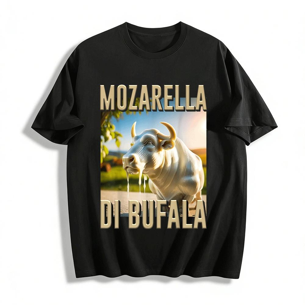 Funny Mozzarella Di Bufala Graphic Casual Tee Shirt Pure cotton T-shirt XXS
Funny Mozzarella Di Bufala Graphic Casual Tee Shirt Pure cotton T-shirt XXS