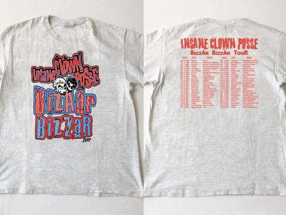 Insane Clown Posse Bizaar Bizzar Тур 2001 SPORT GREY S-5XL VN0314 Унісекс Футболка XXXXL
Insane Clown Posse Bizaar Bizzar Тур 2001 SPORT GREY S-5XL VN0314 Унісекс Футболка XXXXL
