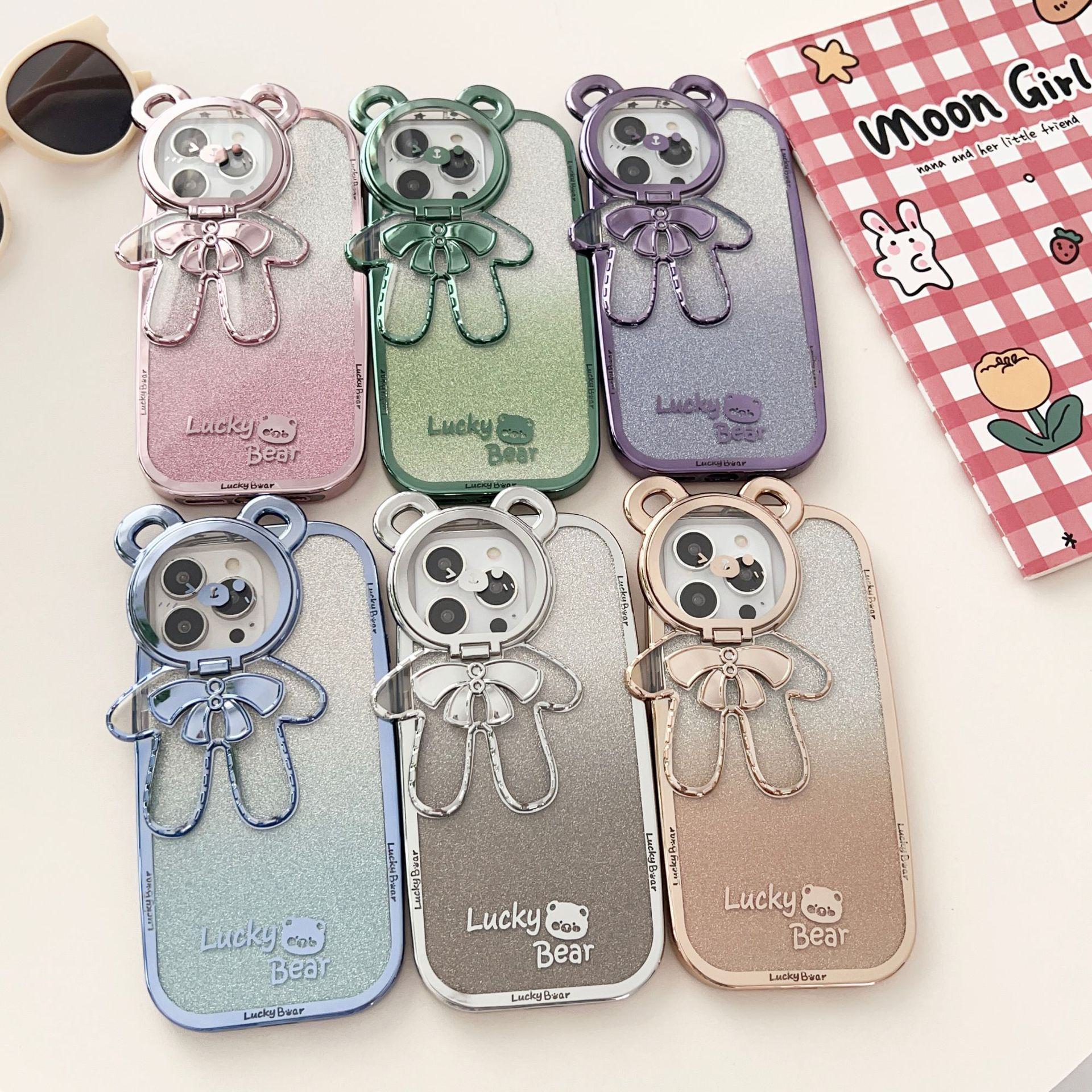 Glitter Electroplated iPhone 15 Pro Max Case with Cute Bear Design and Stand, All-Inclusive for Apple 13, XS Max
Glitter Electroplated iPhone 15 Pro Max Case with Cute Bear Design and Stand, All-Inclusive for Apple 13, XS Max