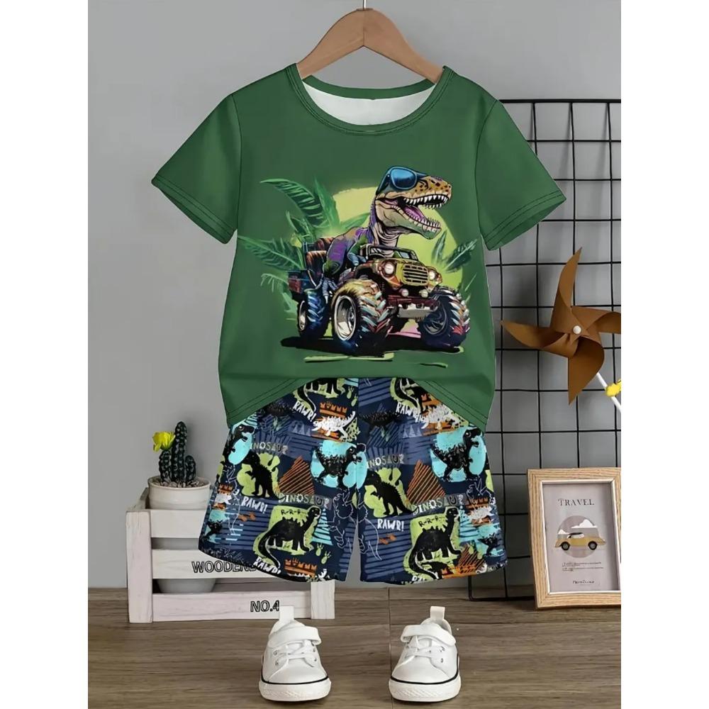 Cool Dinosaur Children s Set 3D Print Summer T-Shirt Casual O-Neck Kids Short Sleeve Tee Outdoor Comfortable Children s Clothing 120
Cool Dinosaur Children s Set 3D Print Summer T-Shirt Casual O-Neck Kids Short Sleeve Tee Outdoor Comfortable Children s Clothing 120