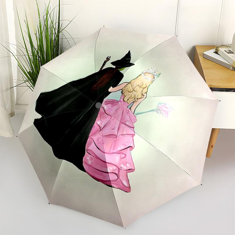 1pc The Wicked Automatic Folding Umbrella - 8-Rib Automatic Open/Close, Portable Collapsible Compact Umbrella yy251218032
1pc The Wicked Automatic Folding Umbrella - 8-Rib Automatic Open/Close, Portable Collapsible Compact Umbrella yy251218032