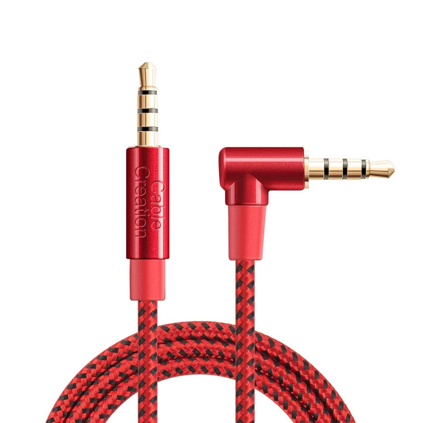 TRRS Audio CableCreation One Side L Type to Aux Jack HiFi Conversion Cable 4-жильный посеребренный совместимый с Beats 24K позолоченный терминал красный
TRRS Audio CableCreation One Side L Type to Aux Jack HiFi Conversion Cable 4-жильный посеребренный совместимый с Beats 24K позолоченный терминал красный