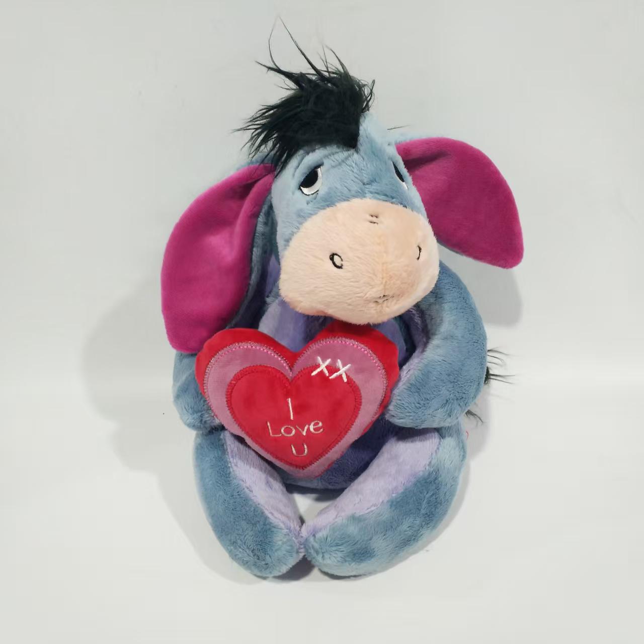 In-Stock 25cm Original Eeyore Donkey Plush Plush Figure Eeyore With I Love U Heart Playthings Adorable Valentine S Day Present
In-Stock 25cm Original Eeyore Donkey Plush Plush Figure Eeyore With I Love U Heart Playthings Adorable Valentine S Day Present