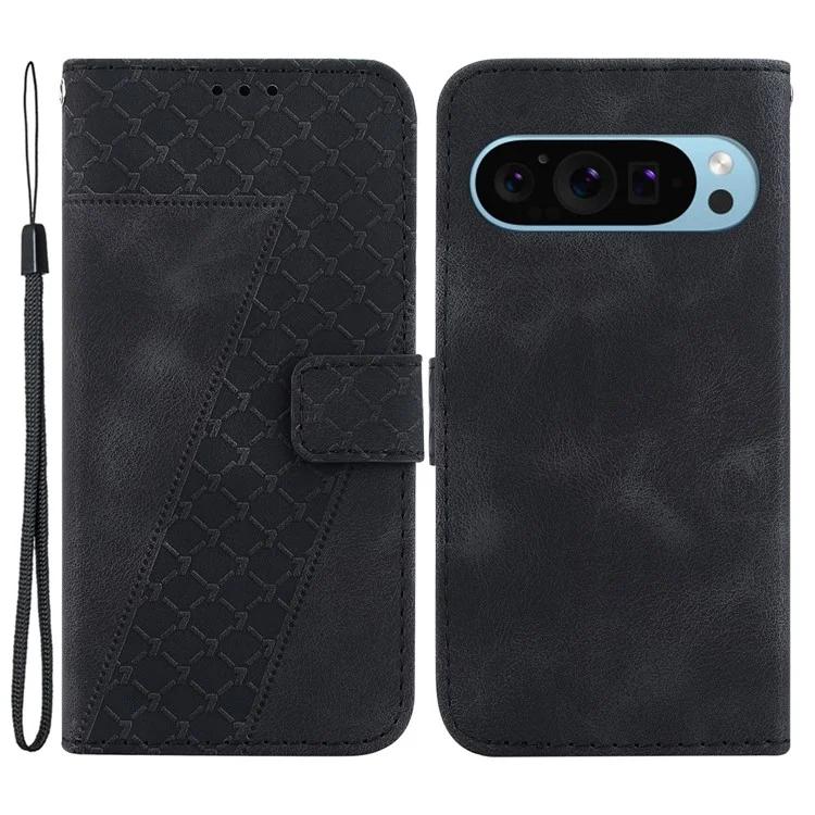For Google Pixel 9 Pro XL Cell Phone Case 7-Shape Imprint Leather Wallet Stand Anti-Shock Cover
For Google Pixel 9 Pro XL Cell Phone Case 7-Shape Imprint Leather Wallet Stand Anti-Shock Cover