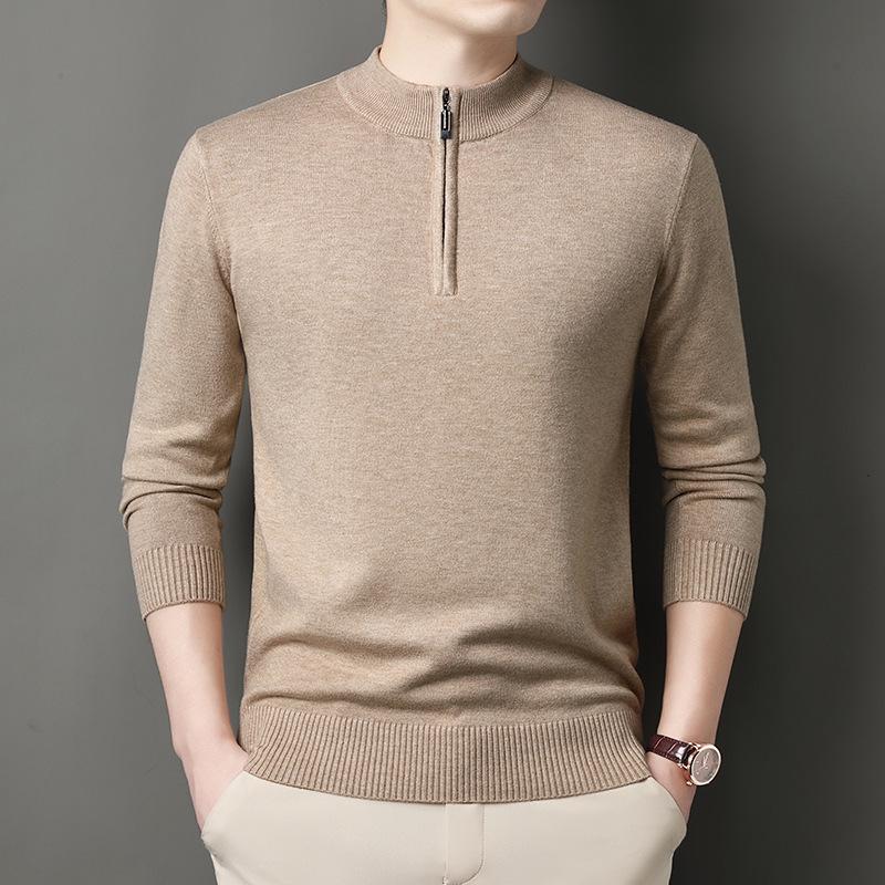 Men s Autumn/Winter Half-High Collar Zip Sweater - Warm, Thick Knit Base Layer 175/XL (Recommended 135-150)
Men s Autumn/Winter Half-High Collar Zip Sweater - Warm, Thick Knit Base Layer 175/XL (Recommended 135-150)