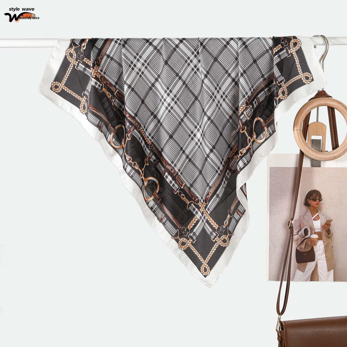 70CM Versatile Korean Style Silk-Print Scarf - Fashionable Imitation Silk Neckerchief 70*70CM
70CM Versatile Korean Style Silk-Print Scarf - Fashionable Imitation Silk Neckerchief 70*70CM
