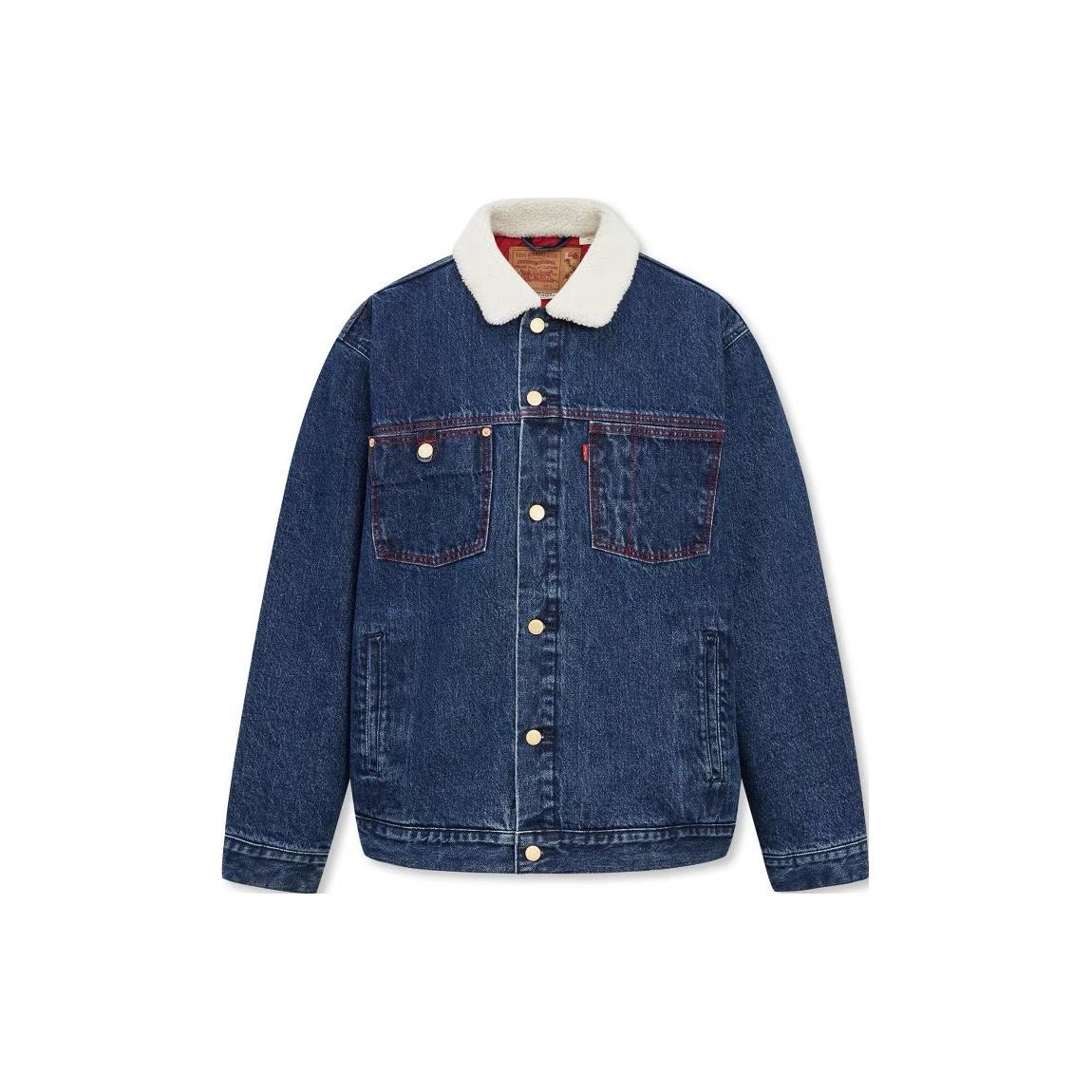 Levis Однотонная Джинсовая Куртка на Одной Пуговице, Толстая, с Длинным Рукавом, Мужская, Синяя A7369-0000 M
Levis Однотонная Джинсовая Куртка на Одной Пуговице, Толстая, с Длинным Рукавом, Мужская, Синяя A7369-0000 M