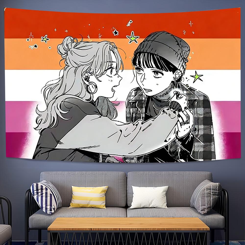 New Anime Tapestry The Guy She Was Interested in Wasnt a Guy at All Wall Hanging Backdrop Cloth For Bedroom Dorm Room Home 74x94cm(29x37in)
New Anime Tapestry The Guy She Was Interested in Wasnt a Guy at All Wall Hanging Backdrop Cloth For Bedroom Dorm Room Home 74x94cm(29x37in)