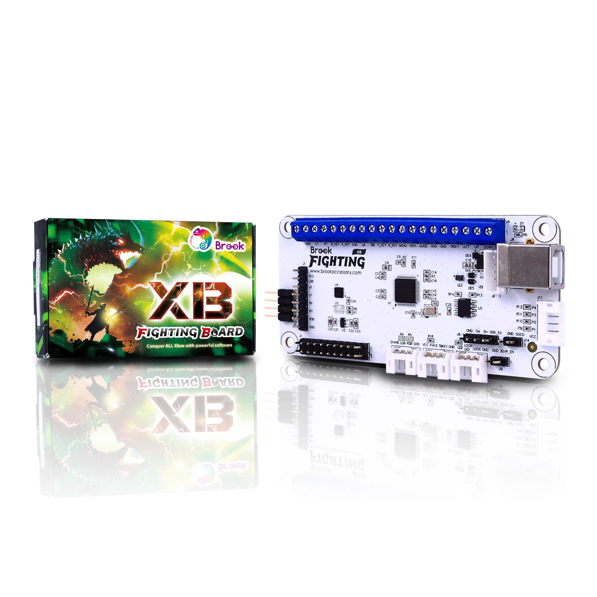 Brook XB Fighting Board XB Fighting Board Arcade controller conversion board Compatible with game console Compatible with easy DIY setting software чорний
Brook XB Fighting Board XB Fighting Board Arcade controller conversion board Compatible with game console Compatible with easy DIY setting software чорний