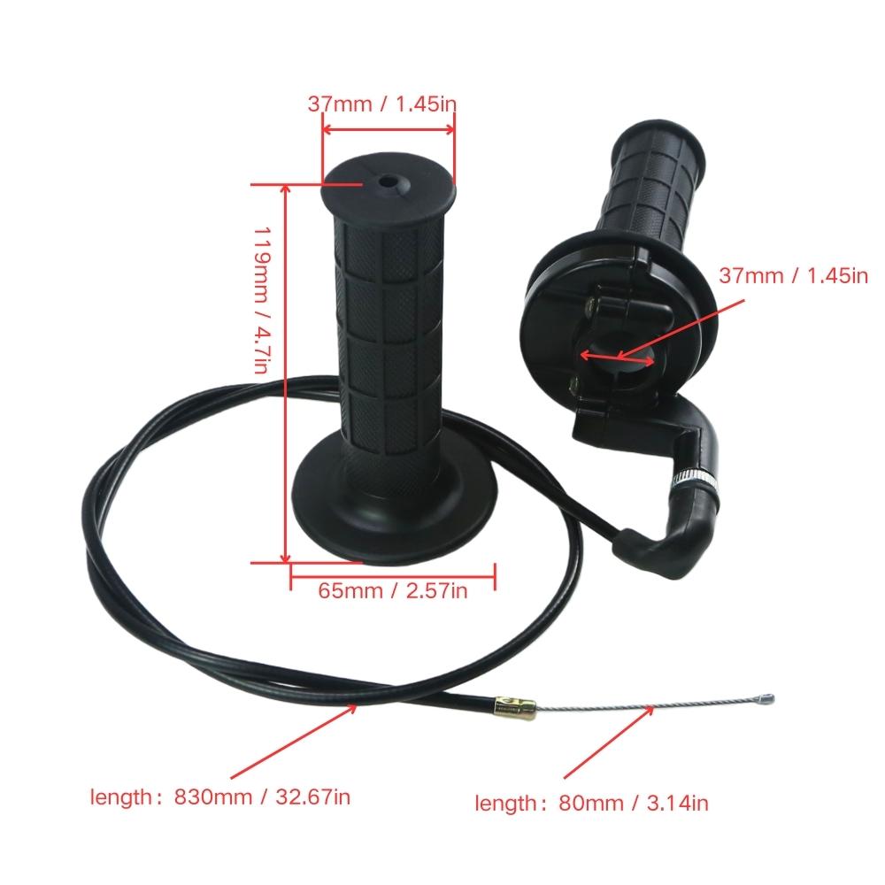 For ATV Dirt Quad Pit Bike 125 150 250CC 7/8 Twist Throttle Accelerator Handle Grips Cable Set Twist Throttle Handle Grip Cable 19010706
For ATV Dirt Quad Pit Bike 125 150 250CC 7/8 Twist Throttle Accelerator Handle Grips Cable Set Twist Throttle Handle Grip Cable 19010706