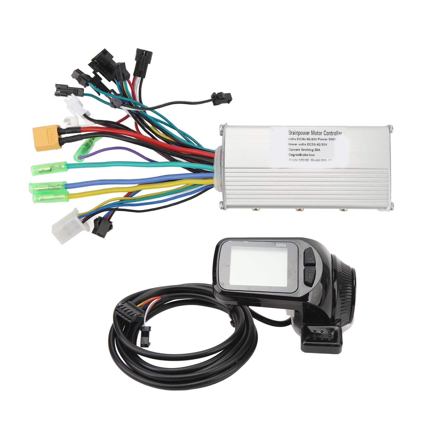 Brushless Motor Controller 36V 48V 60V 500W 28A 3 Mode Sine Wave Motor Speed Regulator with Display
Brushless Motor Controller 36V 48V 60V 500W 28A 3 Mode Sine Wave Motor Speed Regulator with Display