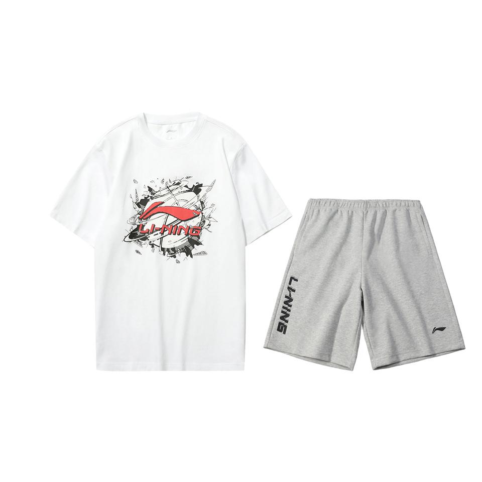 LiNing Удобный топ с круглым вырезом и коротким рукавом, свободный, модный, бриджи, повседневный спортивный костюм, мужские комплекты AHSUA05-1+AKSU747-2 3XL
LiNing Удобный топ с круглым вырезом и коротким рукавом, свободный, модный, бриджи, повседневный спортивный костюм, мужские комплекты AHSUA05-1+AKSU747-2 3XL