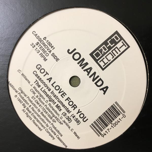 12inch Record JOMANDA - Got A Love For You DMD1805 Pyrotech Record 1992 US Dance & Electronica Used
12inch Record JOMANDA - Got A Love For You DMD1805 Pyrotech Record 1992 US Dance & Electronica Used