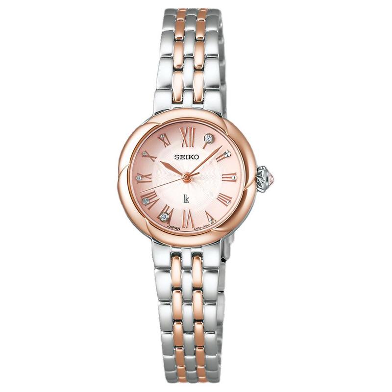 SEIKO Lukia series 100 meters waterproof Quartz gold-plated Steel Strap 22.8mm women s watch pink dial SSWA006 синій
SEIKO Lukia series 100 meters waterproof Quartz gold-plated Steel Strap 22.8mm women s watch pink dial SSWA006 синій