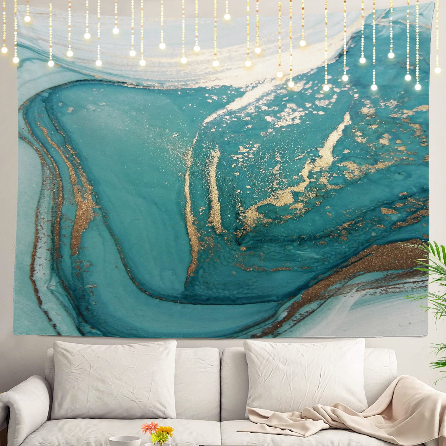 Marble Tapestry Abstract Golden Cracked Lines Marbled Texture Tapestries Wall Decor for Kids Bedroom Living Room Hippie Party 74x94cm(29x37in)
Marble Tapestry Abstract Golden Cracked Lines Marbled Texture Tapestries Wall Decor for Kids Bedroom Living Room Hippie Party 74x94cm(29x37in)