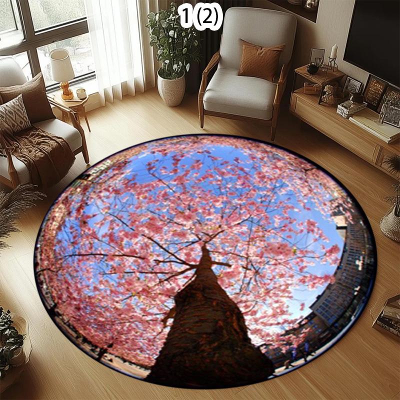 Bohemian Round Area Rug Galaxy Swirl Oil Painting Style Soft Non-Slip Washable Carpet for Kids Bedroom Living Room Retro Decor 80cm
Bohemian Round Area Rug Galaxy Swirl Oil Painting Style Soft Non-Slip Washable Carpet for Kids Bedroom Living Room Retro Decor 80cm