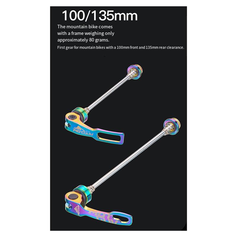 Classy-MOTSUV Aluminum Alloy Quick Release Skewer Set Road Bike Quick Release Skewer Levers Bike Hub Accessories B
Classy-MOTSUV Aluminum Alloy Quick Release Skewer Set Road Bike Quick Release Skewer Levers Bike Hub Accessories B