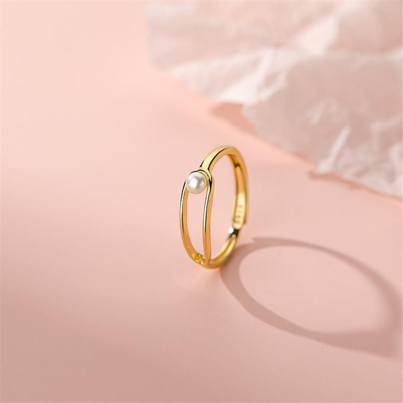 925 Sterling Silver Geometric Pearl Ring for Women Light Luxury Temperament Shell Bead Jewelry золотий
925 Sterling Silver Geometric Pearl Ring for Women Light Luxury Temperament Shell Bead Jewelry золотий